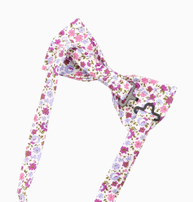 Noeud Papillon Liberty Violet Aubriète Homme en Coton