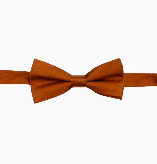 Noeud Papillon Marron Cannelle Enfant en Polyester