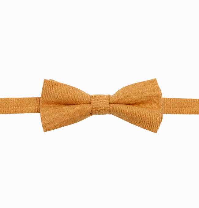 Noeud Papillon Marron Enfant en Coton Côtelé