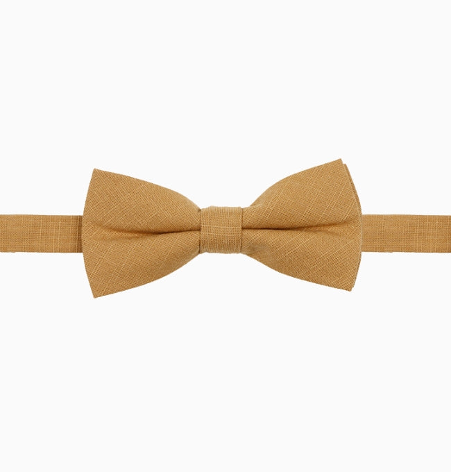Noeud Papillon Marron Noisette Enfant en Coton