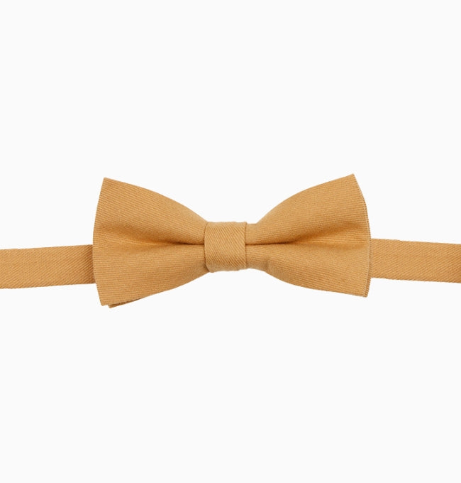 Noeud Papillon Marron Noisette Enfant en Coton Côtelé
