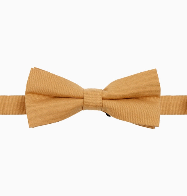 Noeud Papillon Marron Noisette Homme en Coton Côtelé