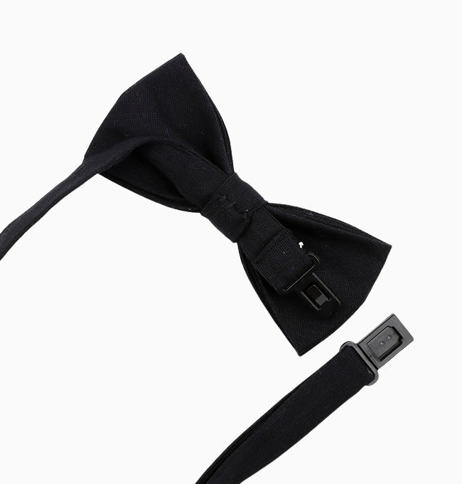 Noeud Papillon Noir Enfant en Coton