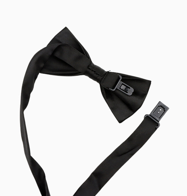 Noeud Papillon Noir Enfant en Polyester