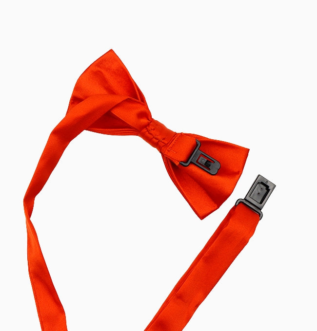 Noeud Papillon Orange Enfant en Polyester
