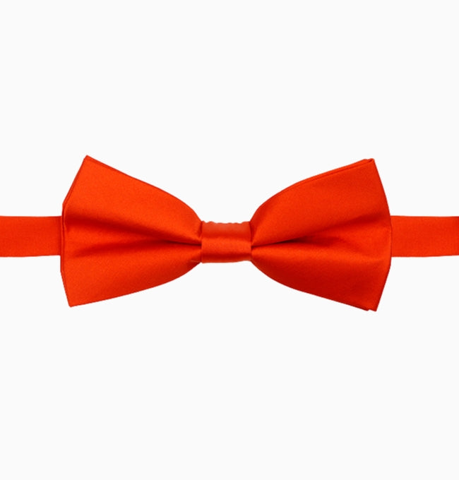 Noeud Papillon Orange Homme en Polyester