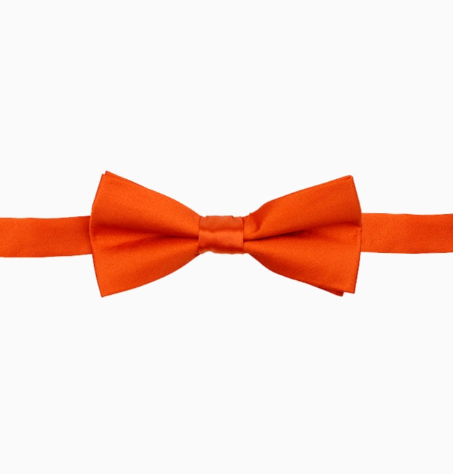 Noeud Papillon Orange Mandarine Enfant en Polyester