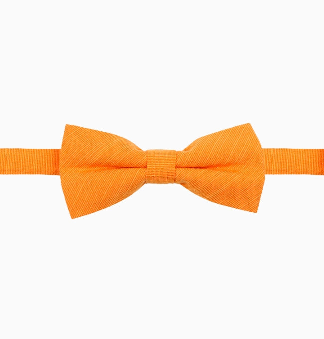 Noeud Papillon Orange Enfant en Coton