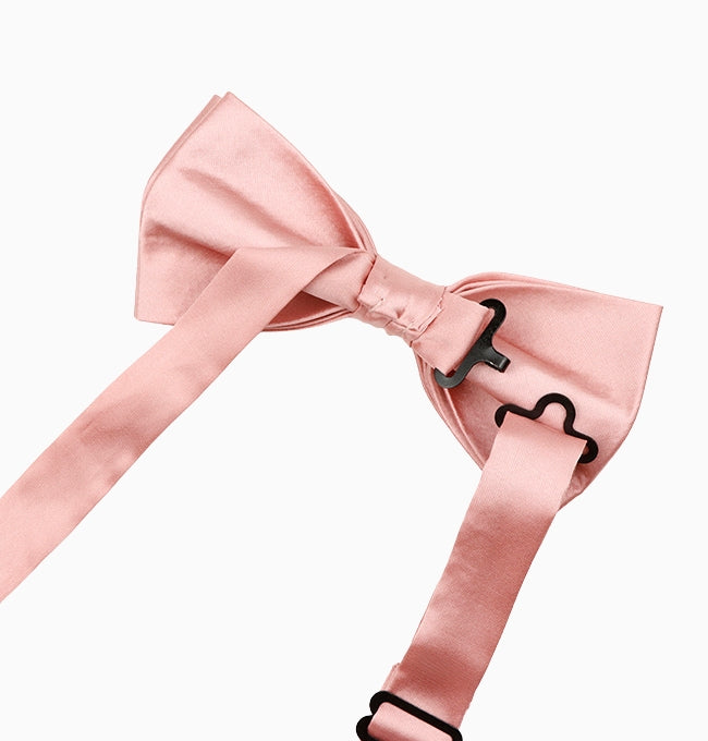 Noeud Papillon Rose Dragée Homme en Polyester