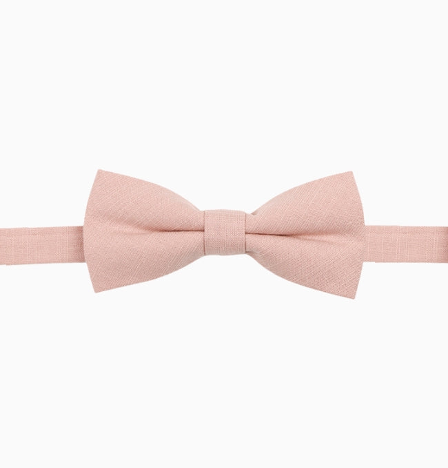 Noeud Papillon Rose Saumon Enfant en Coton