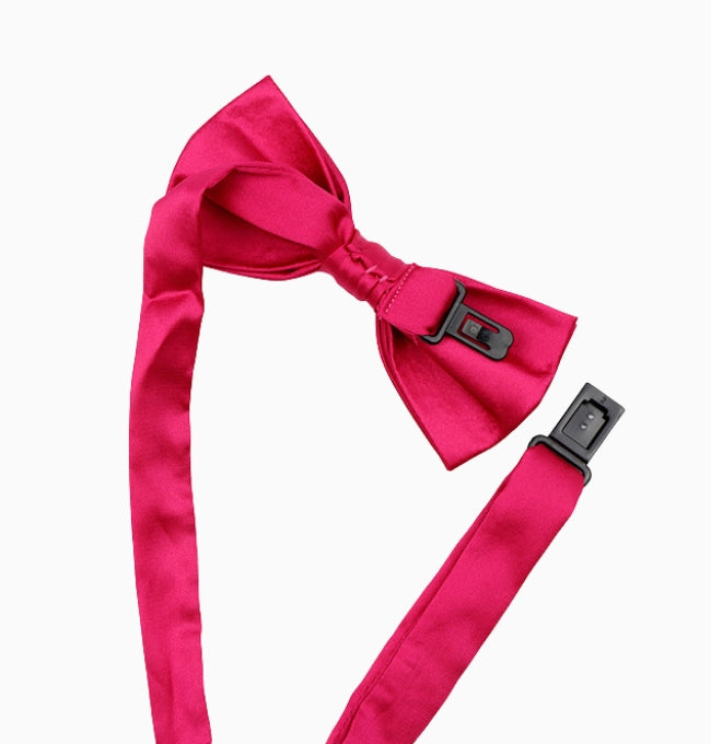 Noeud Papillon Rose Fuchsia Enfant en Polyester