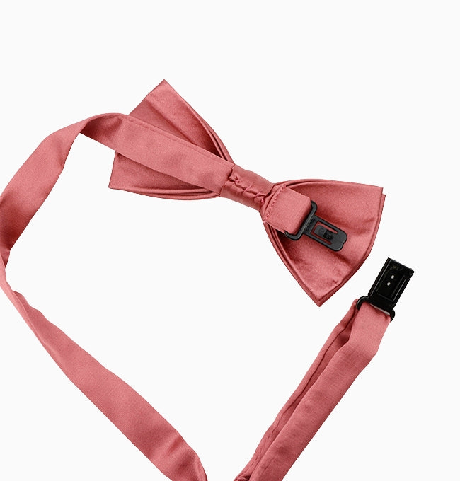 Noeud Papillon Rose Nude Enfant en Polyester