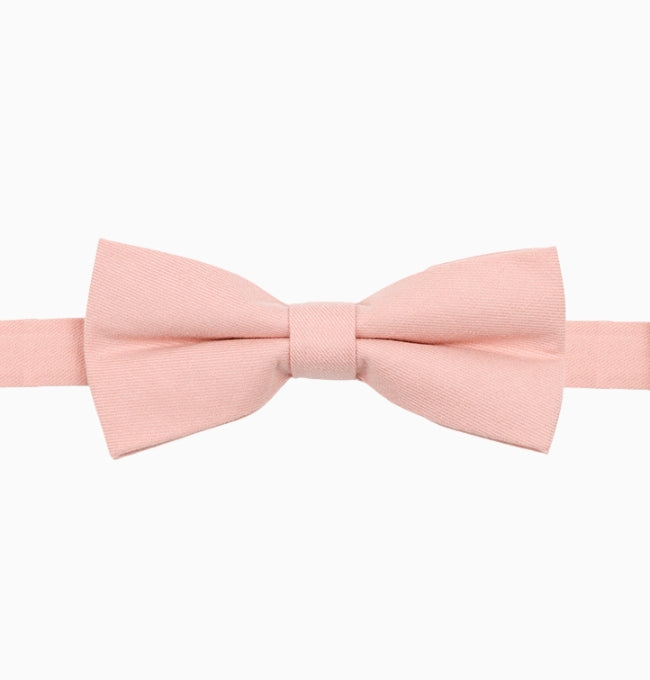 Noeud Papillon Rose Nude Homme en Coton Côtelé