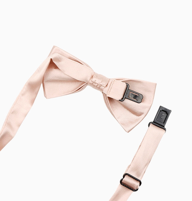 Noeud Papillon Rose Pâle Enfant en Polyester