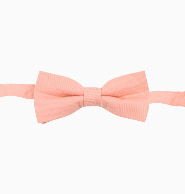 Noeud Papillon Rose Enfant en Coton Côtelé