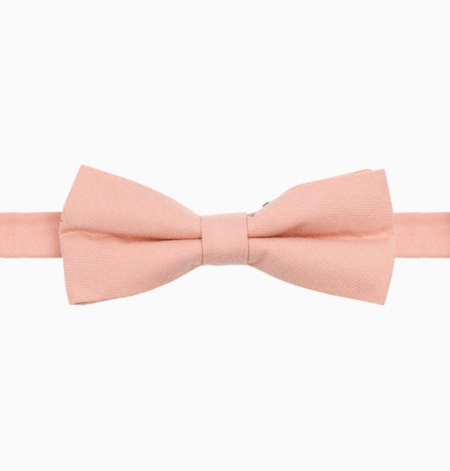 Noeud Papillon Rose Homme en Coton Côtelé