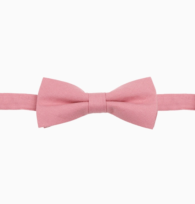 Noeud Papillon Rose Pêche Enfant en Coton Côtelé