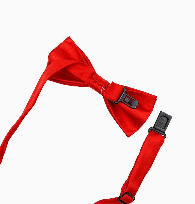 Noeud Papillon Rouge Enfant en Polyester