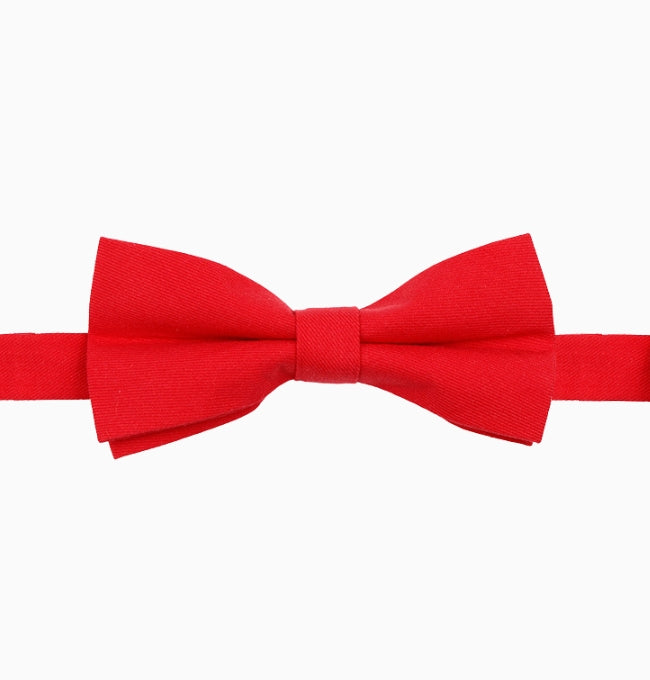 Noeud Papillon Rouge Homme en Coton Côtelé