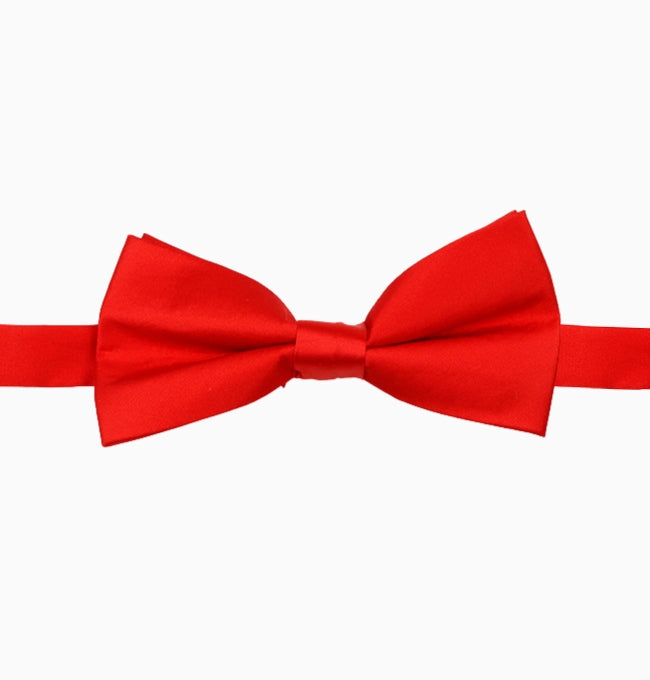 Noeud Papillon Rouge Homme en Polyester