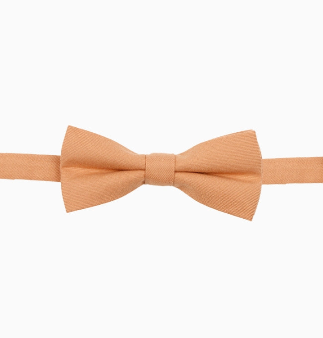 Noeud Papillon Terracotta Argile Enfant en Coton Côtelé