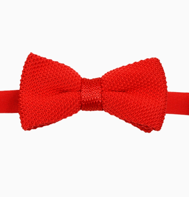 Noeud Papillon Terracotta Brûlé Homme en Tricot