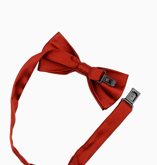 Noeud Papillon Terracotta Brun Enfant en Polyester