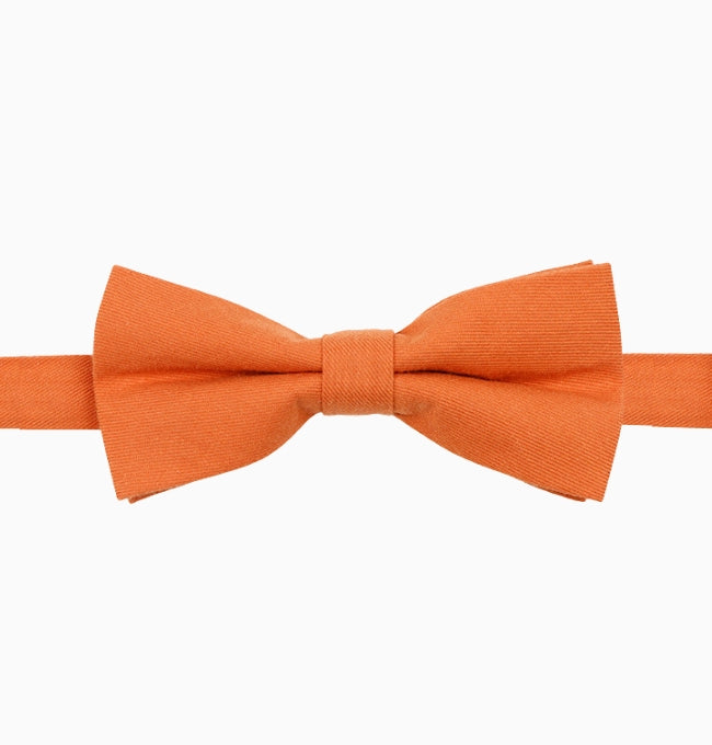 Noeud Papillon Terracotta Cuivré Homme en Coton Côtelé
