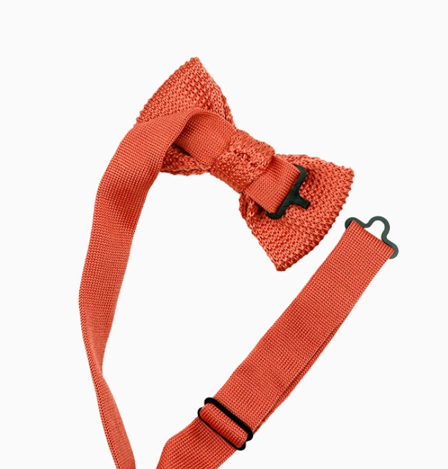 Noeud Papillon Terracotta Enfant en Tricot