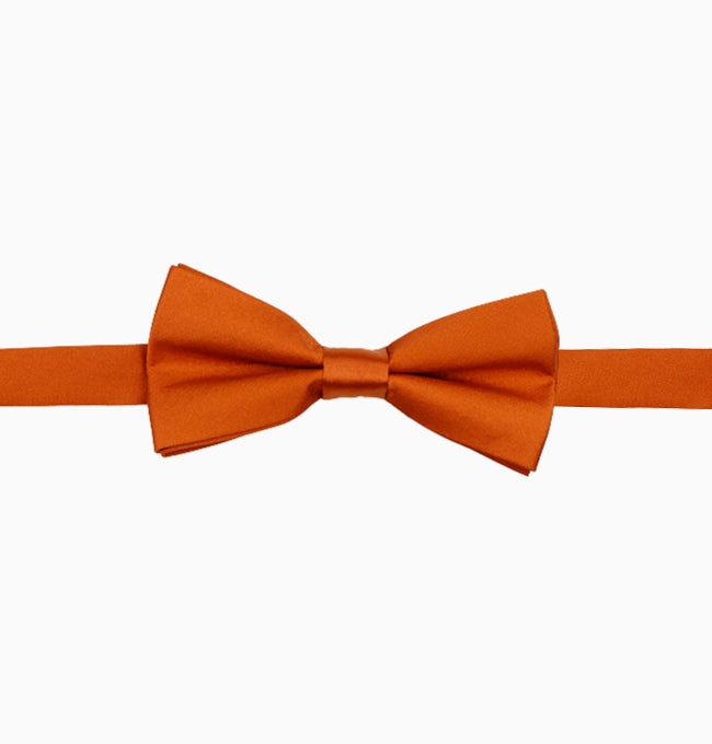 Noeud Papillon Terracotta Profond Enfant en Polyester