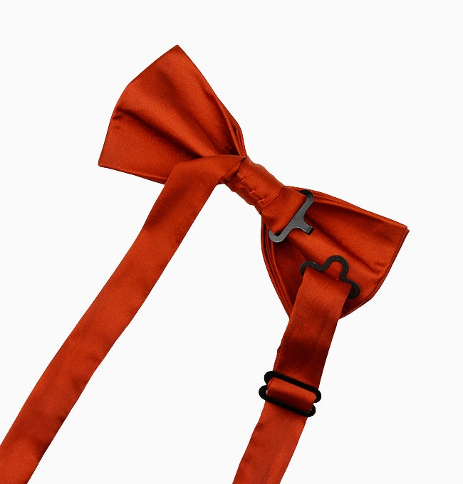 Noeud Papillon Terracotta Terre Homme en Polyester