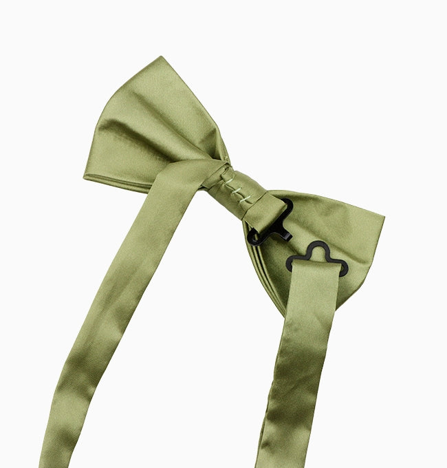 Noeud Papillon Vert Amande Homme en Polyester
