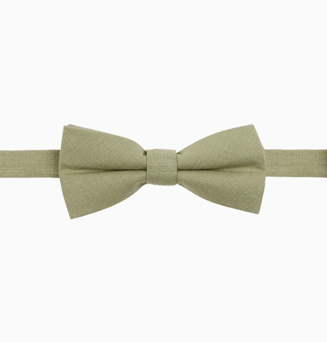 Noeud Papillon Vert Enfant en Coton