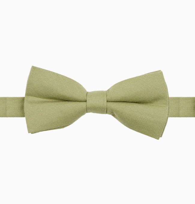 Noeud Papillon Vert Homme en Coton Côtelé