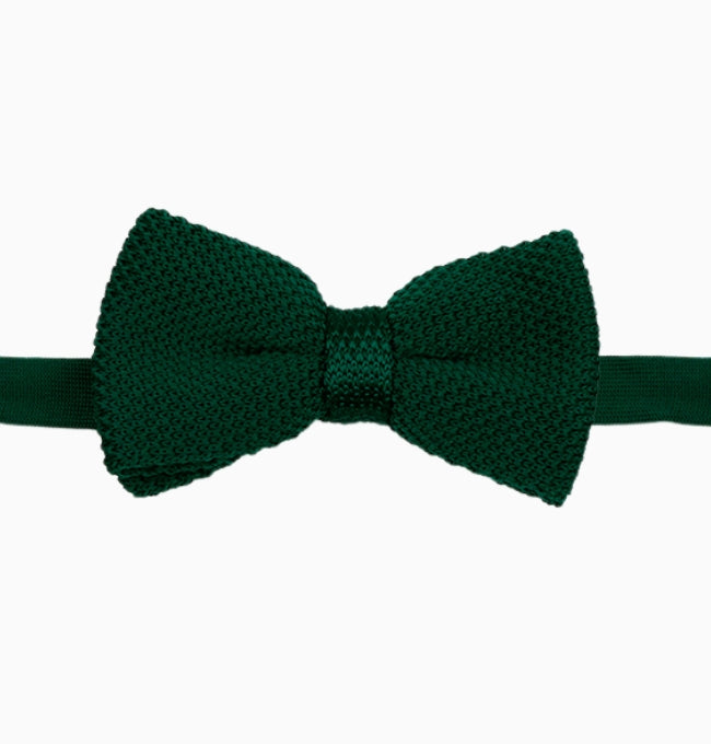 Noeud Papillon Vert Homme en Tricot