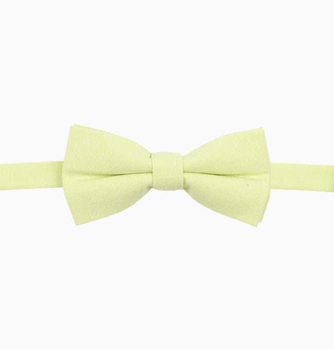 Noeud Papillon Vert Anis Enfant en Coton