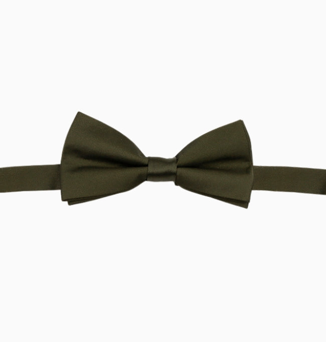 Noeud Papillon Vert Kaki Enfant en Polyester