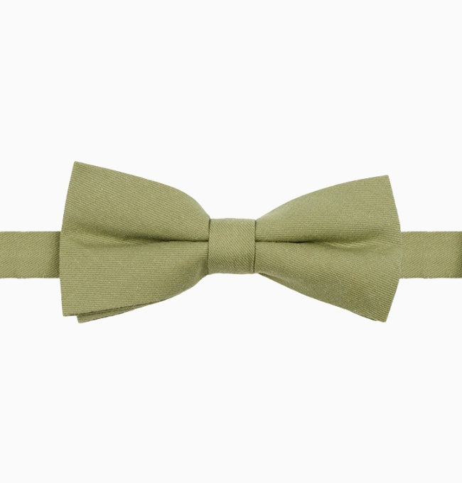 Noeud Papillon Vert Kaki Homme en Coton Côtelé