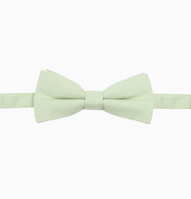 Noeud Papillon Vert Menthe Enfant en Coton