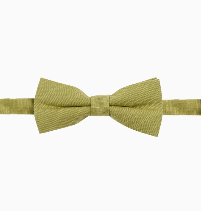 Noeud Papillon Vert Olive Enfant en Coton