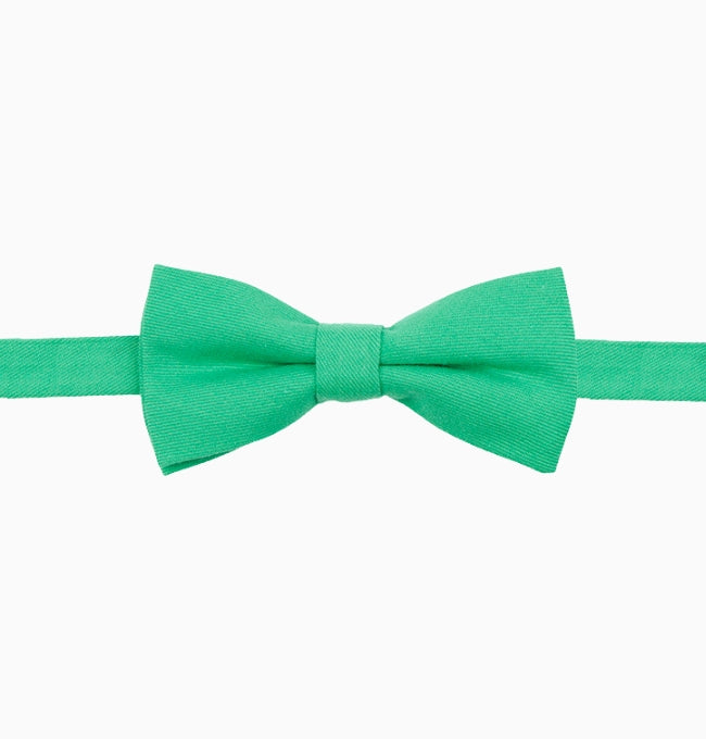 Noeud Papillon Vert Menthe Enfant en Coton Côtelé