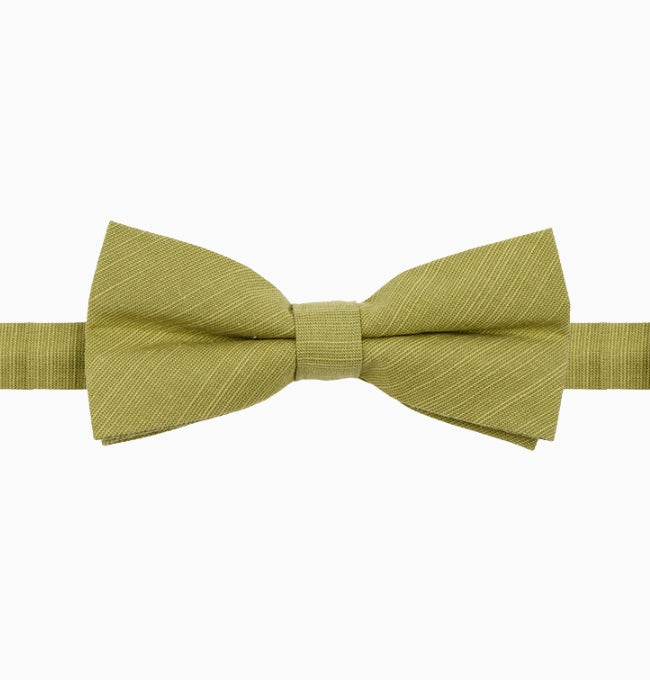Noeud Papillon Vert Olive Homme en Coton