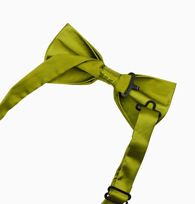 Noeud Papillon Vert Olive Homme en Polyester
