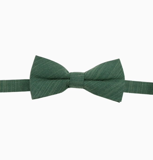 Noeud Papillon Vert Sapin Enfant en Coton