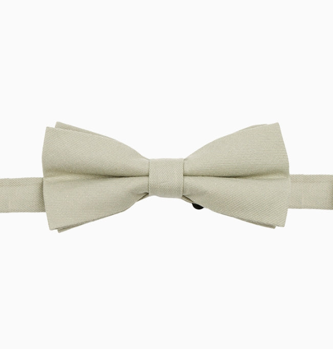 Noeud Papillon Vert Sauge Homme en Coton Côtelé