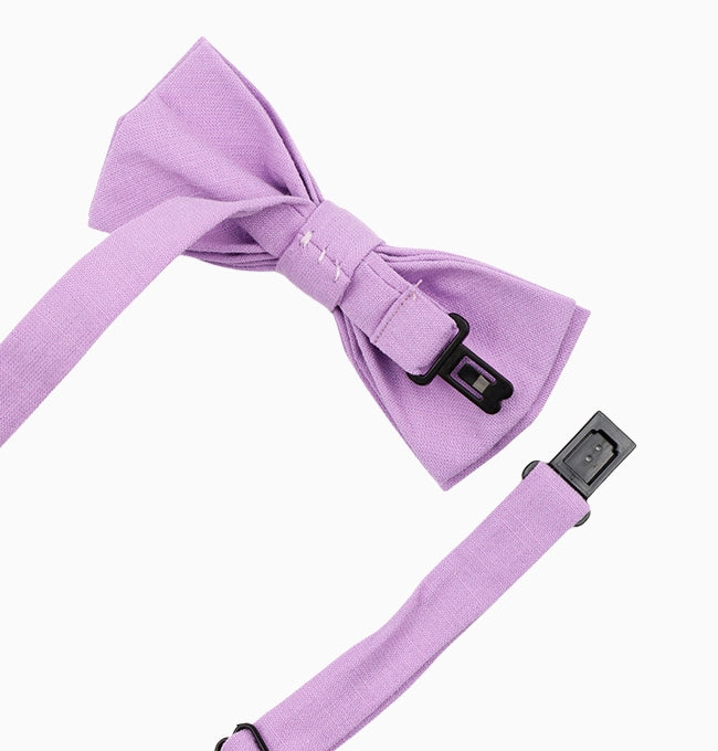 Noeud Papillon Violet Enfant en Coton