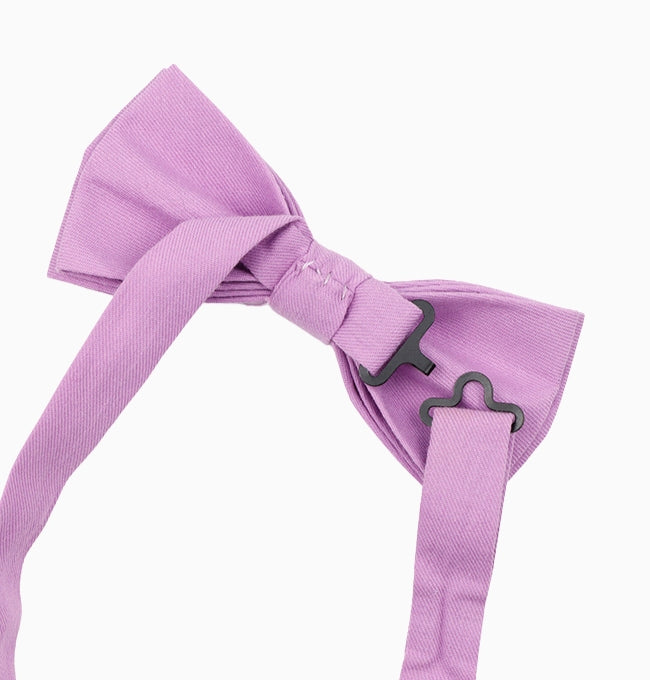 Noeud Papillon Violet Homme en Coton Côtelé