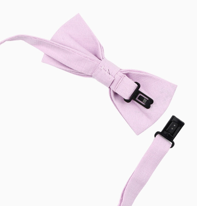 Noeud Papillon Violet Lavande Enfant en Coton