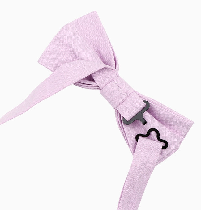 Noeud Papillon Violet Lavande Homme en Coton