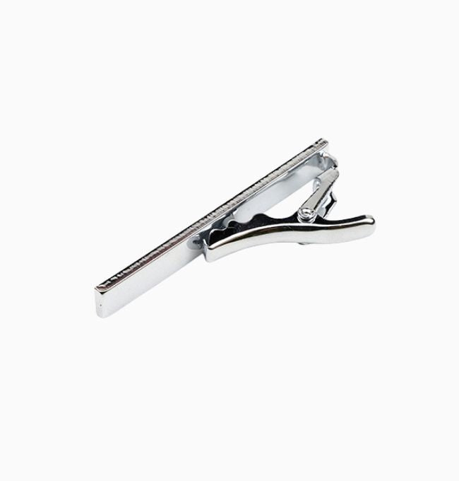 Pince à Cravate Argent en Métal